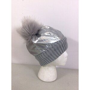 Snotek Snow Bunny Ski Hat Puffer Beanie Womens One Size